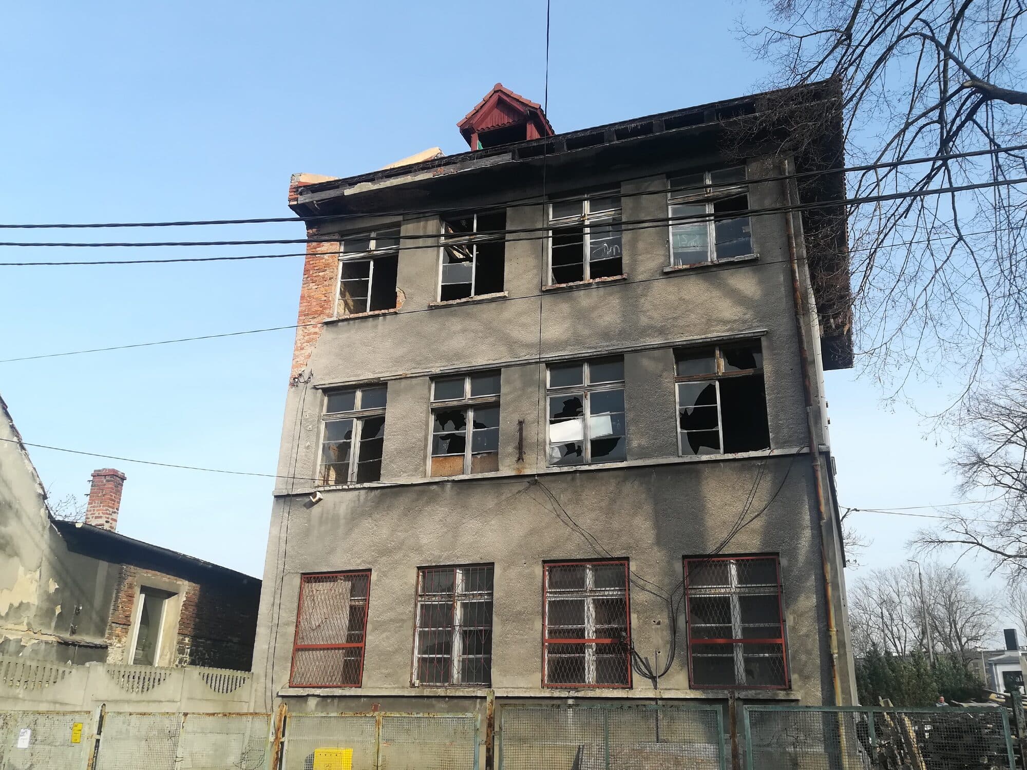 Hostel w Pyskowicach — budynek przed przebudową